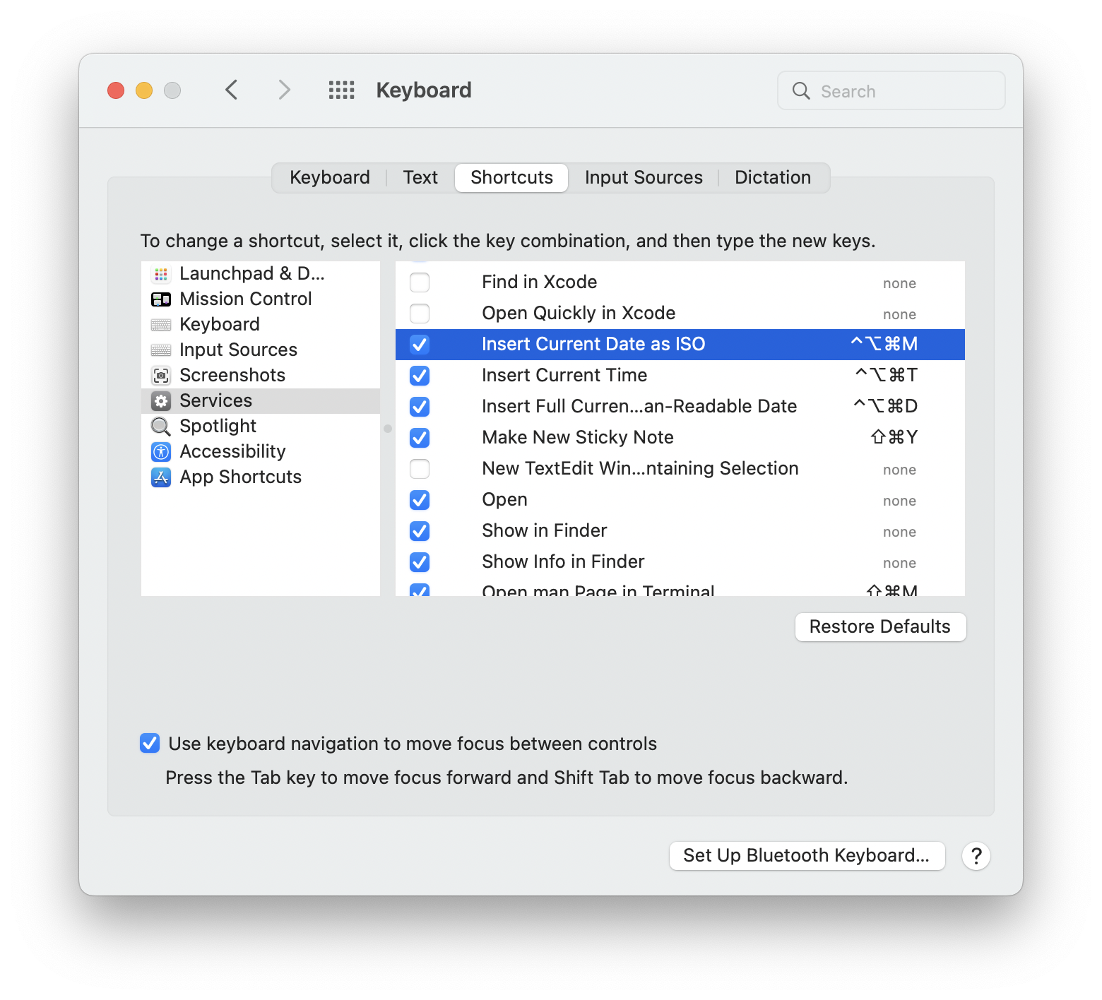 Keyboard Shortcut For Reducing Font Size