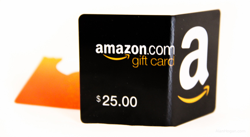 My Amazon gift card from the first photograph again, this time the Apple card in the background. Unfortunately this is the last of the beautiful photos I will provide for this article.